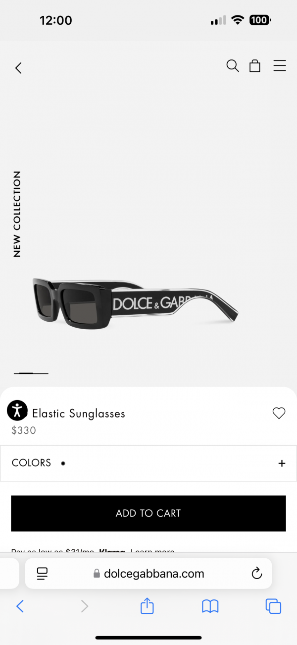 Dolse & Gabbana Sunglass